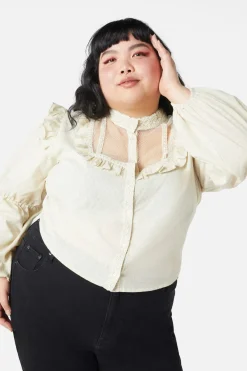 Women Dangerfield Curve Tops & Blouses*Curve Maidservant Blouse