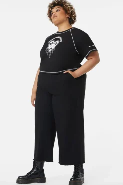 Women Dangerfield Pants & Jumpsuits*Curve Maidservant Jersey Culotte