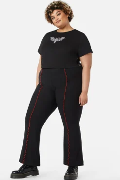 Women Dangerfield Pants & Jumpsuits*Curve Manic Mesh Babylock Pants