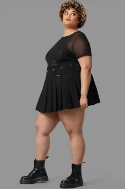 Women Black Friday Curve Pants & Skirts*Curve Menacing Mini Skirt