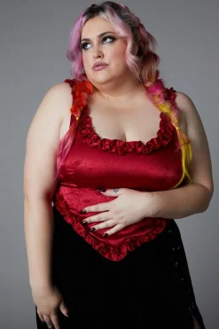 Women Black Friday Curve Tops & Blouses*Curve Nadja Gothic Corset Top