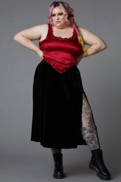 Women Black Friday Curve Tops & Blouses*Curve Nadja Gothic Corset Top