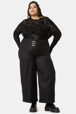 Women Dangerfield Curve Pants & Skirts*Curve Ornate Tux High Rise Pant