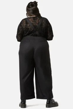 Women Dangerfield Curve Pants & Skirts*Curve Ornate Tux High Rise Pant