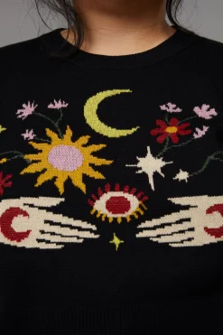 Women Black Friday Knitwear & Cardis*Curve Palmistry Knit