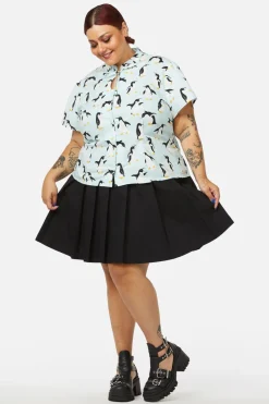 Women Dangerfield Curve Tops & Blouses*Curve Penguin Blouse