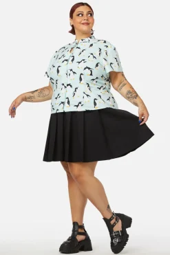 Women Dangerfield Curve Tops & Blouses*Curve Penguin Blouse
