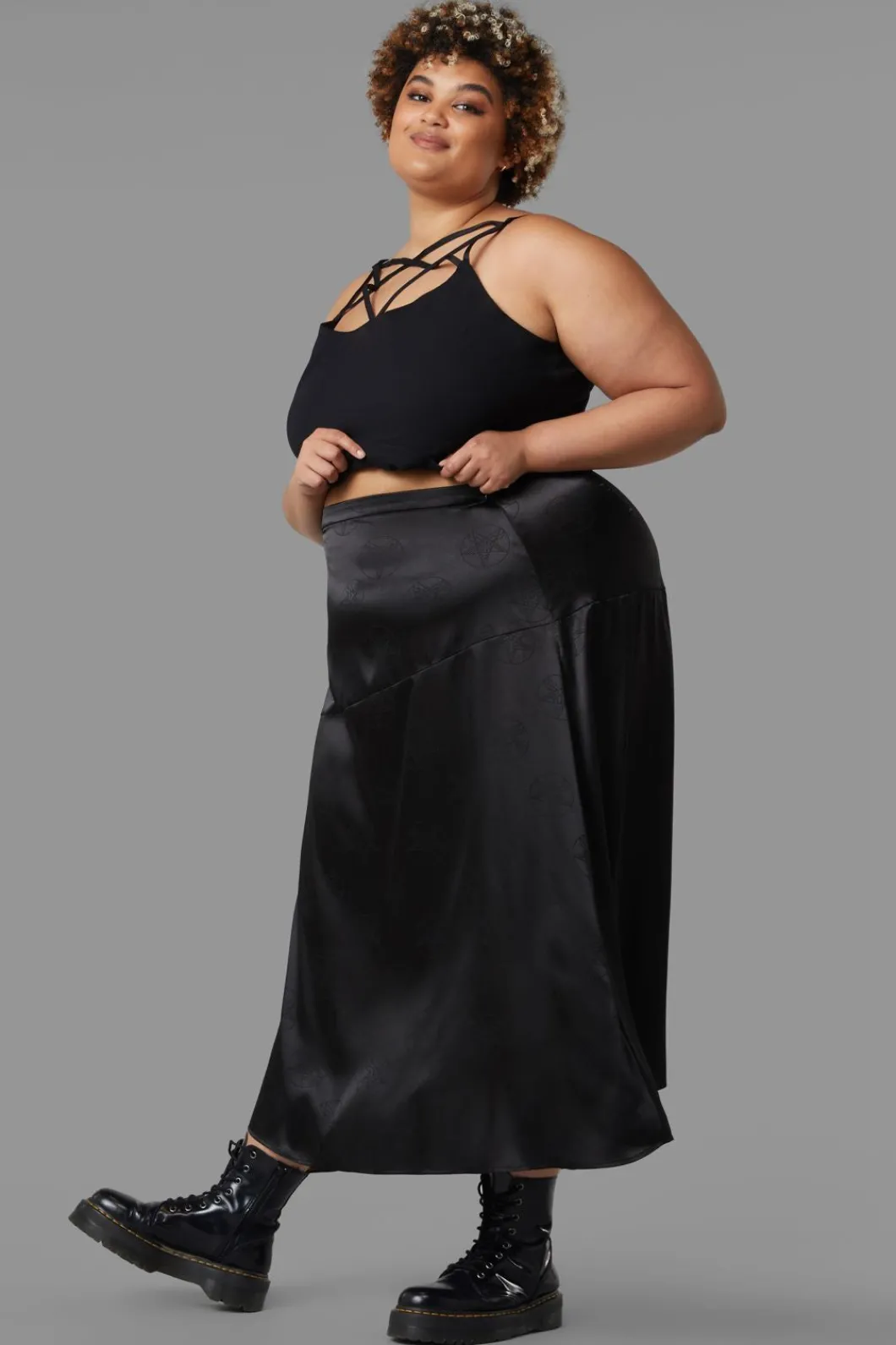 Women Black Friday Curve Pants & Skirts*Curve Pentagram Skirt