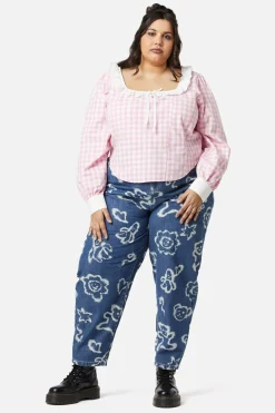 Women Dangerfield Curve Tops & Blouses*Curve Picnic Party Corset Blouse