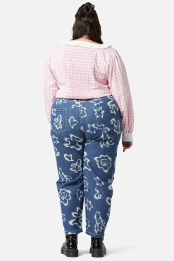 Women Dangerfield Curve Tops & Blouses*Curve Picnic Party Corset Blouse