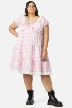Women Dangerfield Dresses & Pinafores*Curve Picnic Party Ruffle Dress