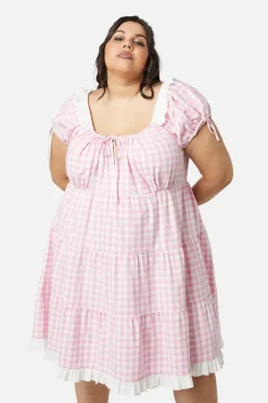 Women Dangerfield Dresses & Pinafores*Curve Picnic Party Ruffle Dress