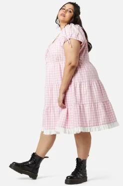 Women Dangerfield Dresses & Pinafores*Curve Picnic Party Ruffle Dress