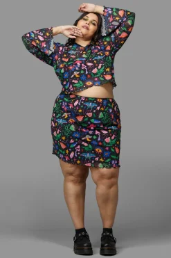 Women Black Friday Curve Pants & Skirts*Curve Plantistry Mesh Skirt