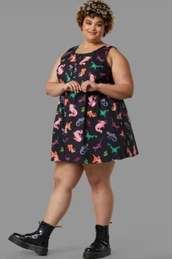 Women Black Friday Dresses & Pinafores*Curve Pond Life Dress