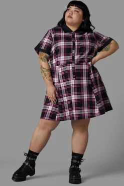 Women Black Friday Dresses & Pinafores*Curve Posh Tartan Dress