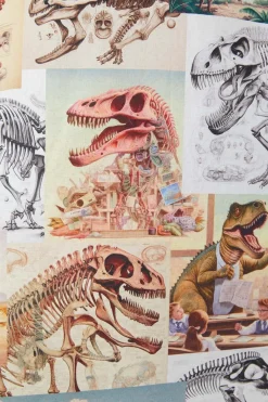 Women Dangerfield Dresses & Pinafores*Curve Prehistoric Dino Tile Pr Dress