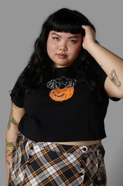 Women Black Friday Curve Tops & Blouses*Curve Pumpkin Tee