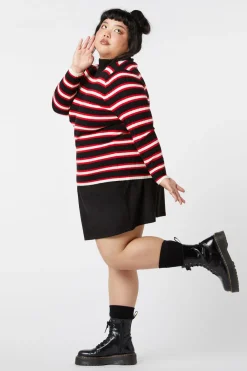 Women Dangerfield Knitwear & Cardis*Curve Rage Stripe Knit