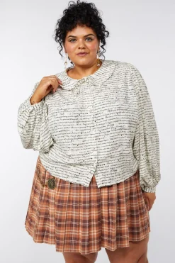 Women Dangerfield Curve Tops & Blouses*Curve Read It Again Blouse