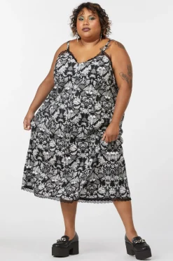 Women Dangerfield Dresses & Pinafores*Curve Romantic Skull Lace Dress