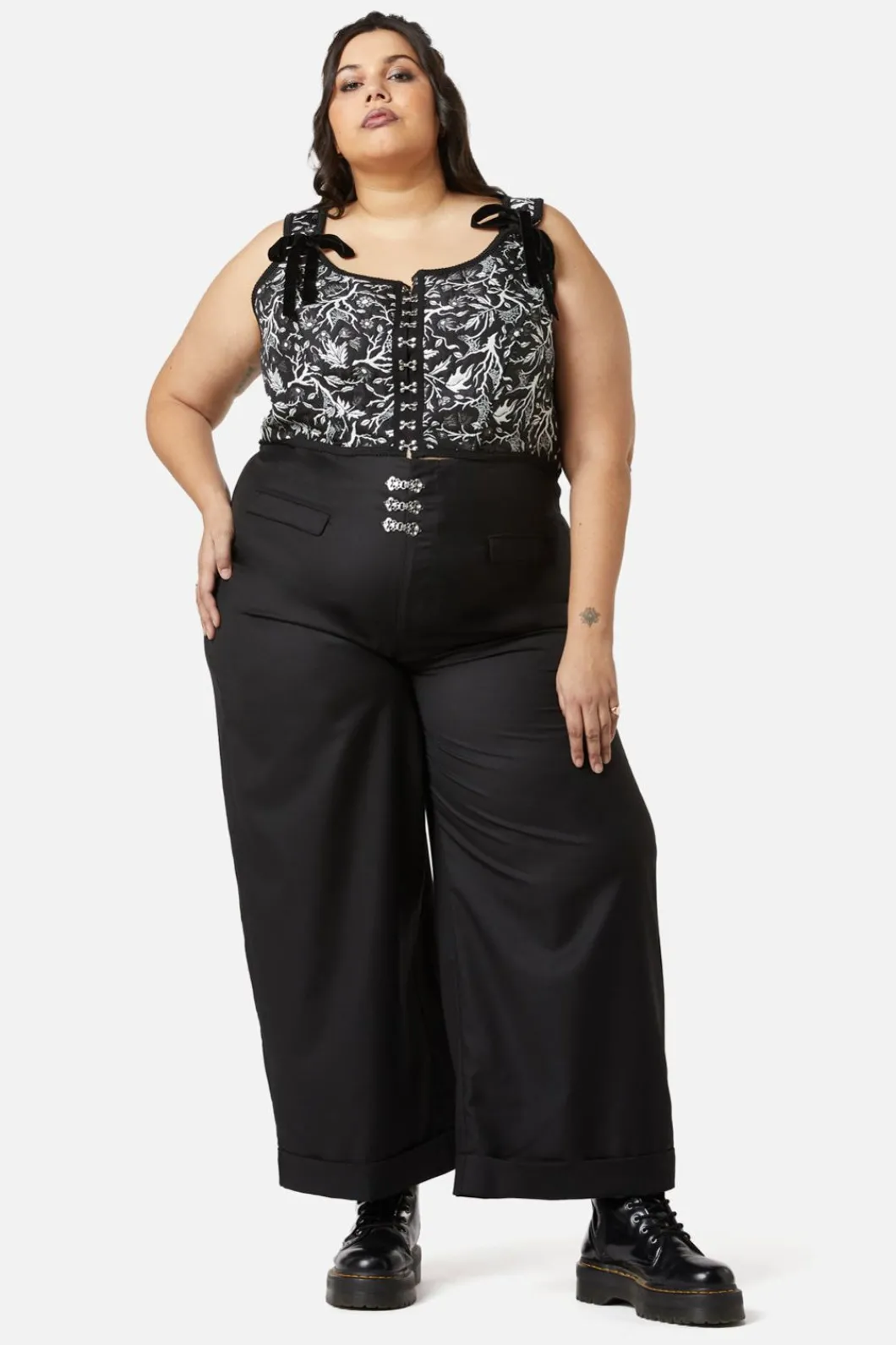 Women Dangerfield Curve Tops & Blouses*Curve Satis Ruin Corset Top