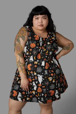 Women Black Friday Dresses & Pinafores*Curve Spooky Season Dress