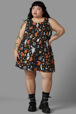 Women Black Friday Dresses & Pinafores*Curve Spooky Season Dress