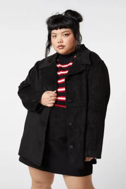 Women Dangerfield Jackets & Coats*Curve Suede Glade Jacket