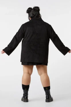 Women Dangerfield Jackets & Coats*Curve Suede Glade Jacket