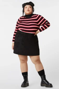 Women Dangerfield Curve Pants & Skirts*Curve Suede Glade Skirt