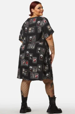 Women Dangerfield Dresses & Pinafores*Curve Tarot Spread Print Dress
