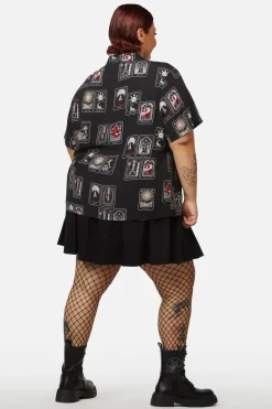 Women Dangerfield Curve Tops & Blouses*Curve Tarot Spread Printed Shirt