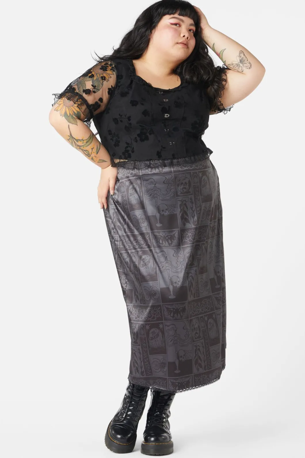 Women Dangerfield Curve Tops & Blouses*Curve The Manor Lace Corset Top