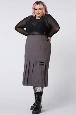 Women Dangerfield Curve Pants & Skirts*Curve Time U0026 Date Pleated Skirt