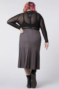 Women Dangerfield Curve Pants & Skirts*Curve Time U0026 Date Pleated Skirt