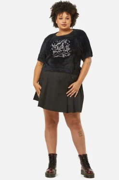 Women Dangerfield Curve Tops & Blouses*Curve Triassic Embroidery Fluffy Knit