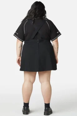 Women Dangerfield Dresses & Pinafores*Curve Unity Bib U0026 Brace Pinafore