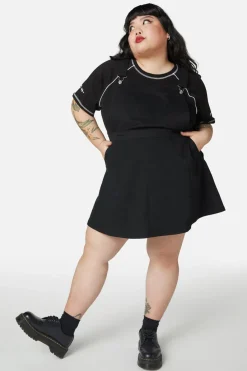 Women Dangerfield Dresses & Pinafores*Curve Unity Bib U0026 Brace Pinafore