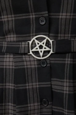 Women Dangerfield Dresses & Pinafores*Curve Victoria Tartan Pleated Dress