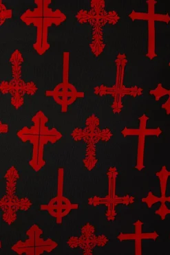 Women Dangerfield Dresses & Pinafores*Curve Vowed Flocked Mesh Dress