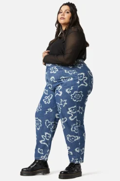 Women Dangerfield Curve Pants & Skirts*Curve White Out Denim Jeans