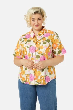 Women Princess Highway Blouses & Tops*Cute Cat Blouse