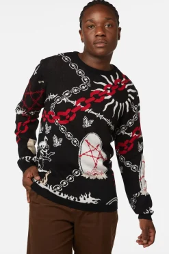Men Dangerfield Jumpers & Knits*Dark Tarot Knit
