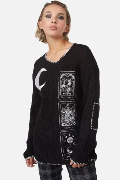 Women Dangerfield Knitwear & Cardis*Dark Tarot Oversized Knit Jumper