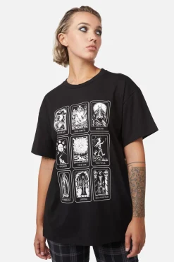 Women Dangerfield Blouses & Tops*Dark Tarot Printed Tee