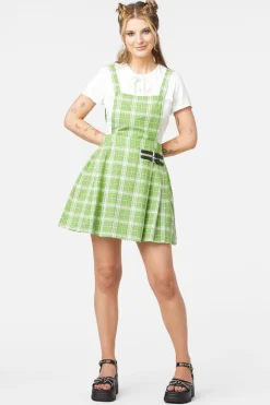 Women Dangerfield Dresses & Pinafores*Dazed Tartan Pleat Pinny
