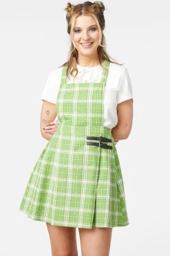 Women Dangerfield Dresses & Pinafores*Dazed Tartan Pleat Pinny
