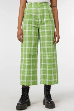 Women Dangerfield Pants & Jumpsuits*Dazed Tartan Wide Leg Pant