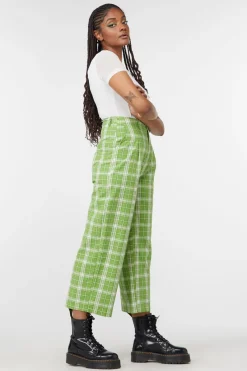 Women Dangerfield Pants & Jumpsuits*Dazed Tartan Wide Leg Pant
